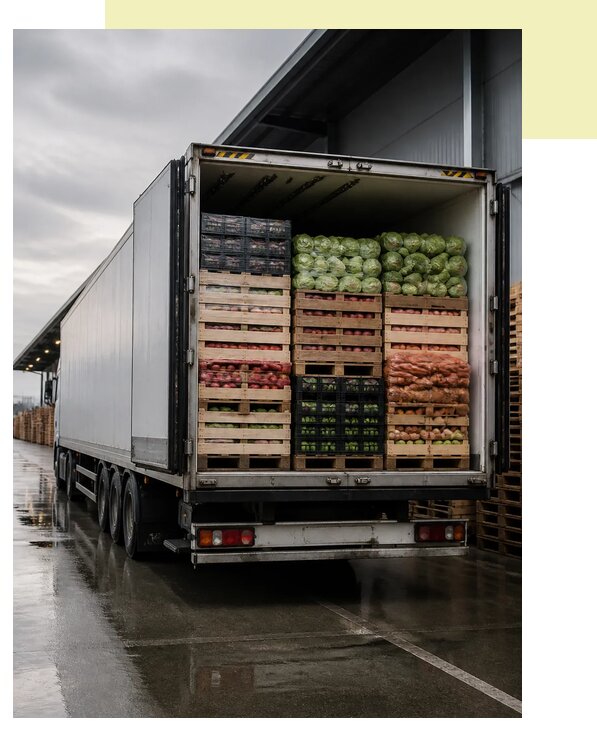 Перевозка плодоовощной продукции в Сыктывкар по цене от 5156 р. | Агросервис-Скт