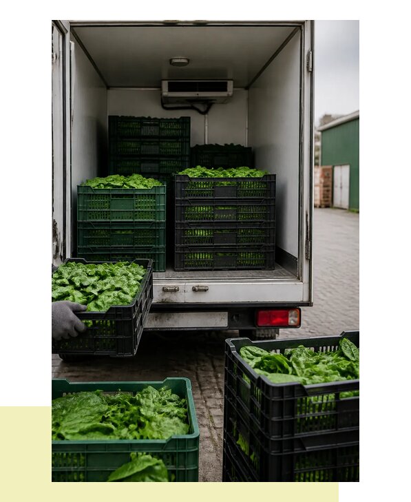 Перевозка шпината в Сыктывкар с сохранением свежести продукции